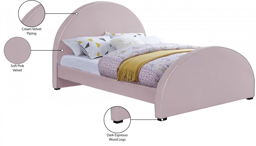 Brody Velvet Upholstered Bed - Image 8