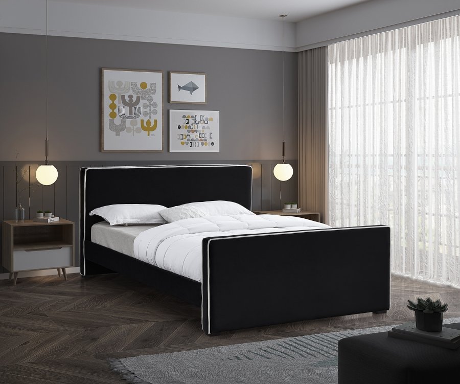 Dillard Velvet Upholstered Bed - Image 2