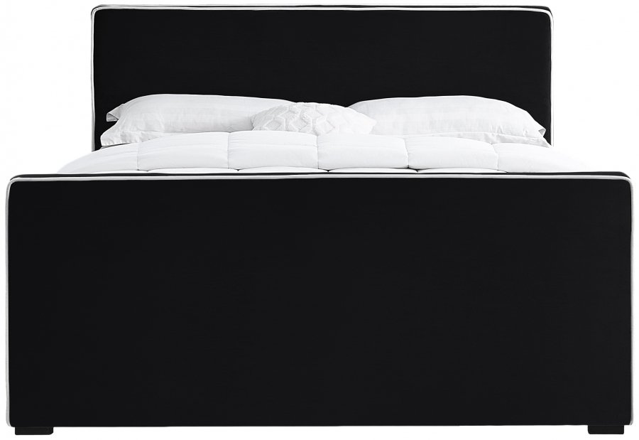 Dillard Velvet Upholstered Bed - Image 3