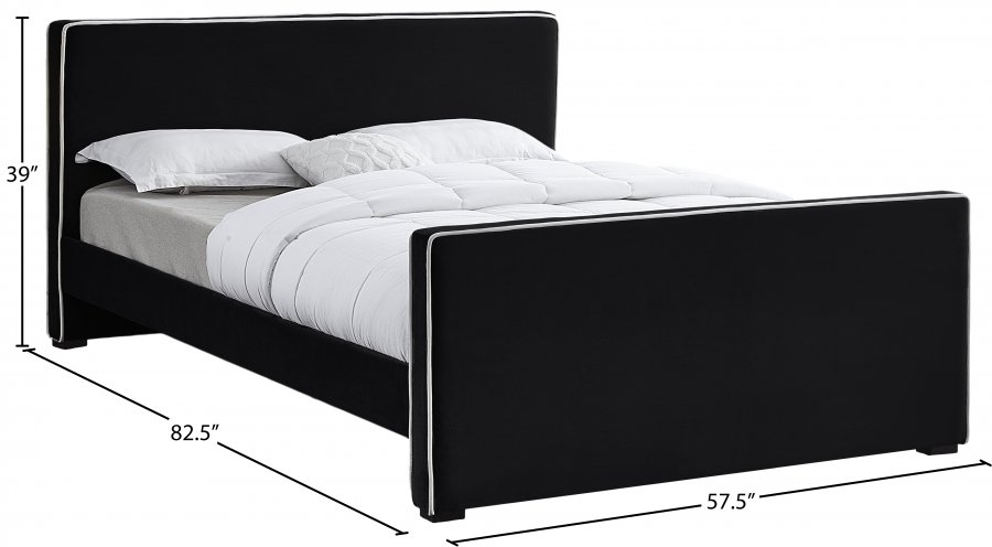 Dillard Velvet Upholstered Bed - Image 7