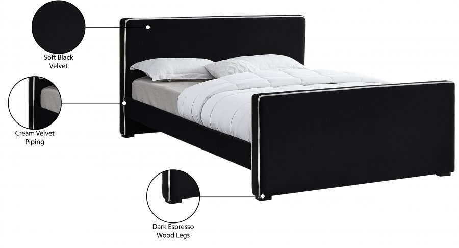 Dillard Velvet Upholstered Bed - Image 8