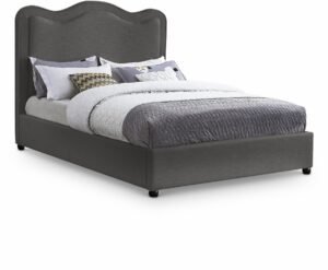 Felix Linen Textured Fabric Upholstered Bed