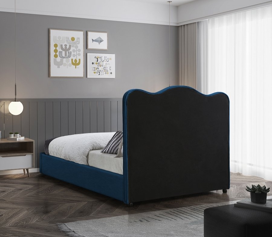 18277-5.jpg Felix Linen Textured Fabric Upholstered Bed - Image 6