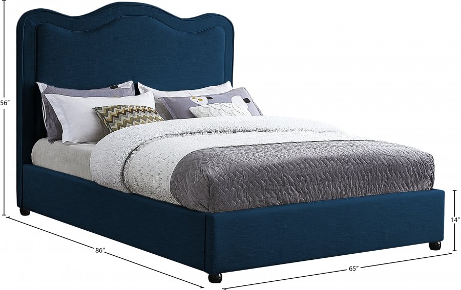 18277_0.jpg Felix Linen Textured Fabric Upholstered Bed - Image 8