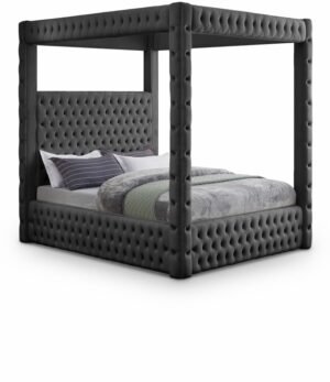 Royal Velvet Upholstered Bed