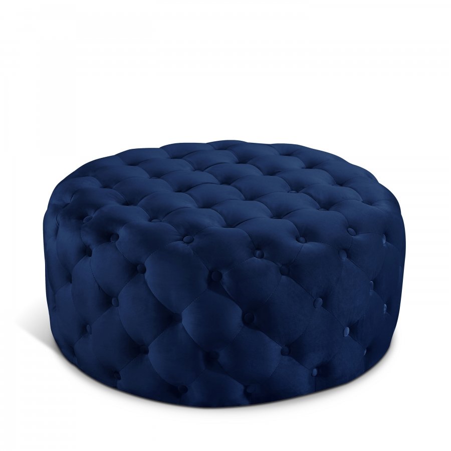 Addison Velvet Upholstered Ottoman