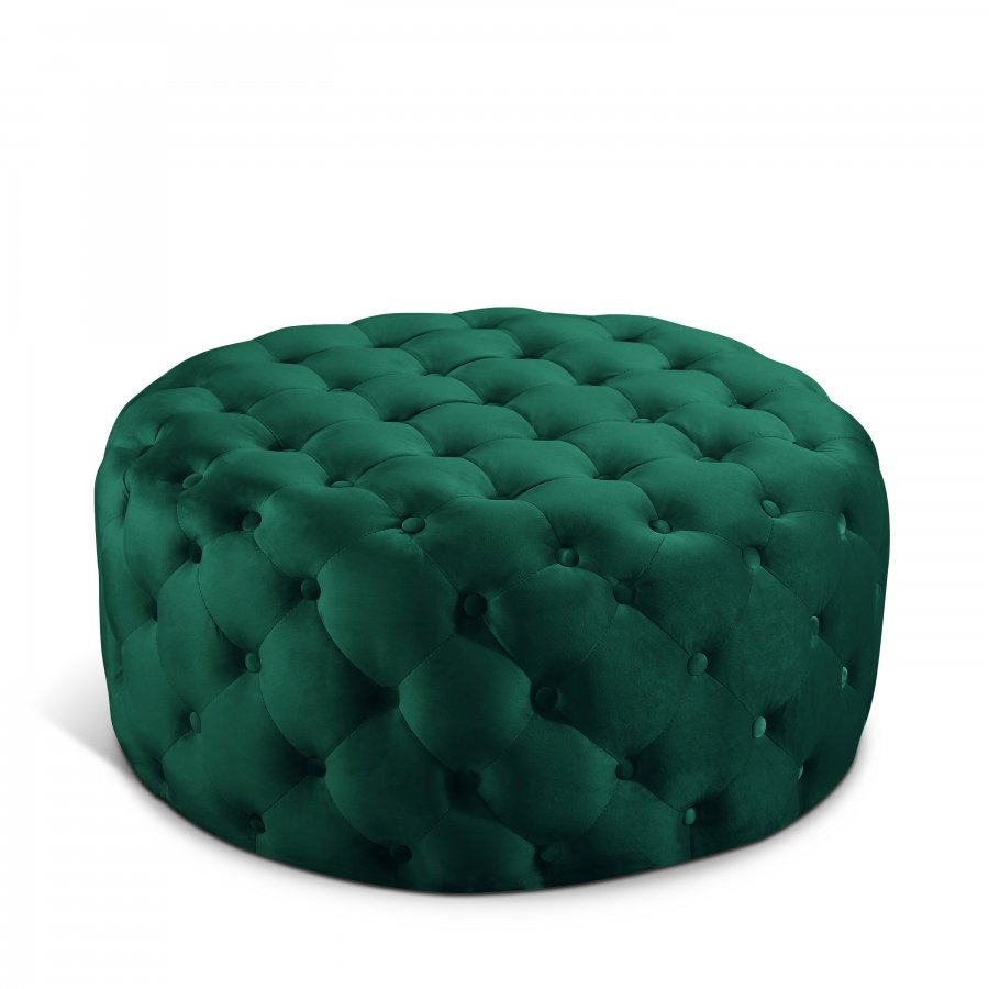 Addison Velvet Upholstered Ottoman