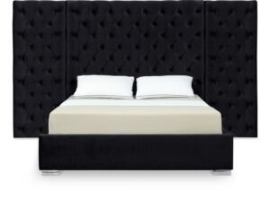 Grande Velvet Upholstered Bed