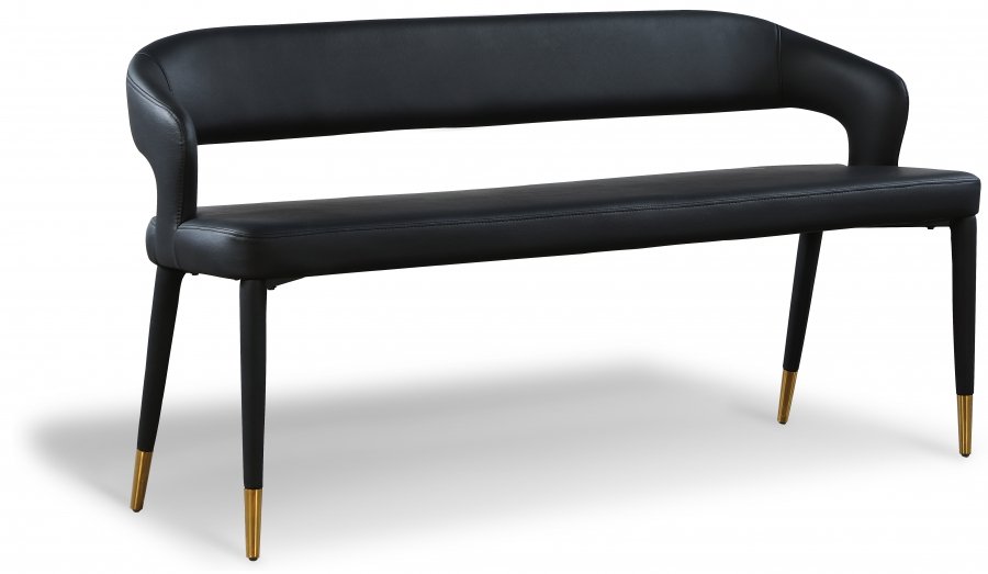 Destiny Vegan Leather Upholstered Bench