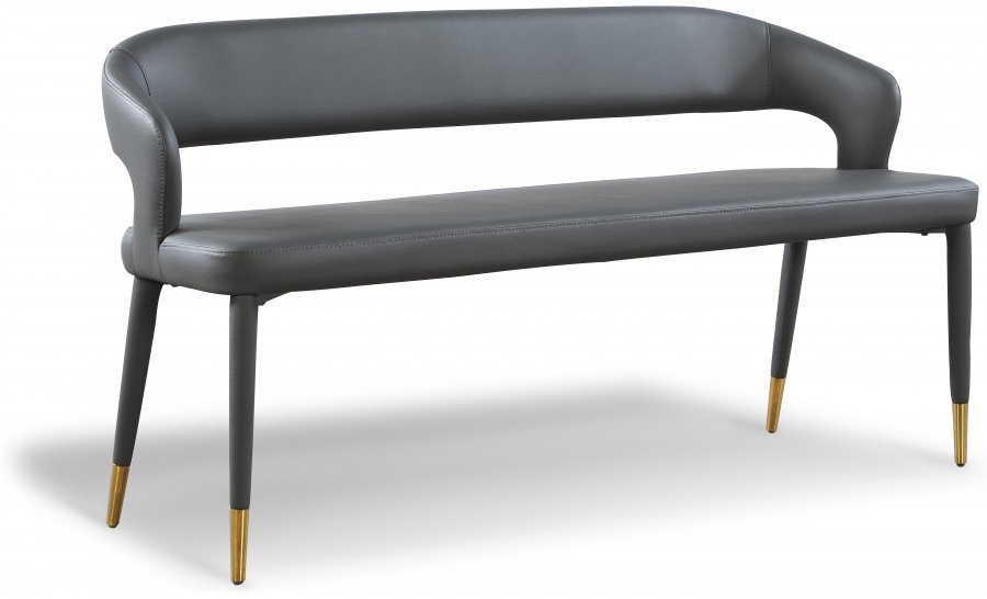 Destiny Vegan Leather Upholstered Bench