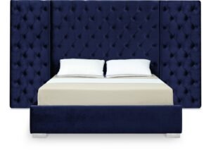 Grande Velvet Upholstered Bed