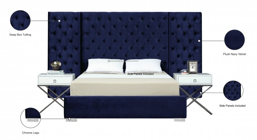 2033_00.jpg Grande Velvet Upholstered Bed - Image 4
