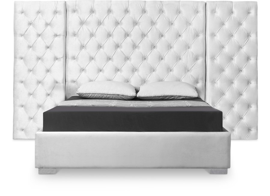 Grande Velvet Upholstered Bed