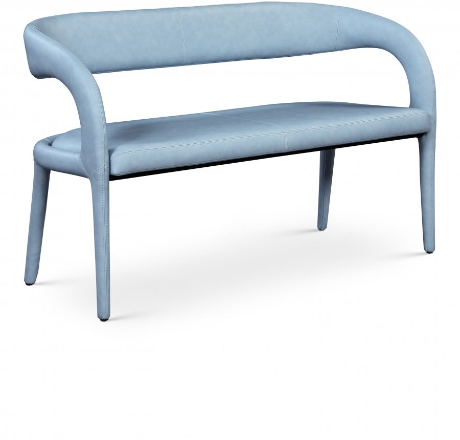 Sylvester Vegan Leather Upholstered Bench