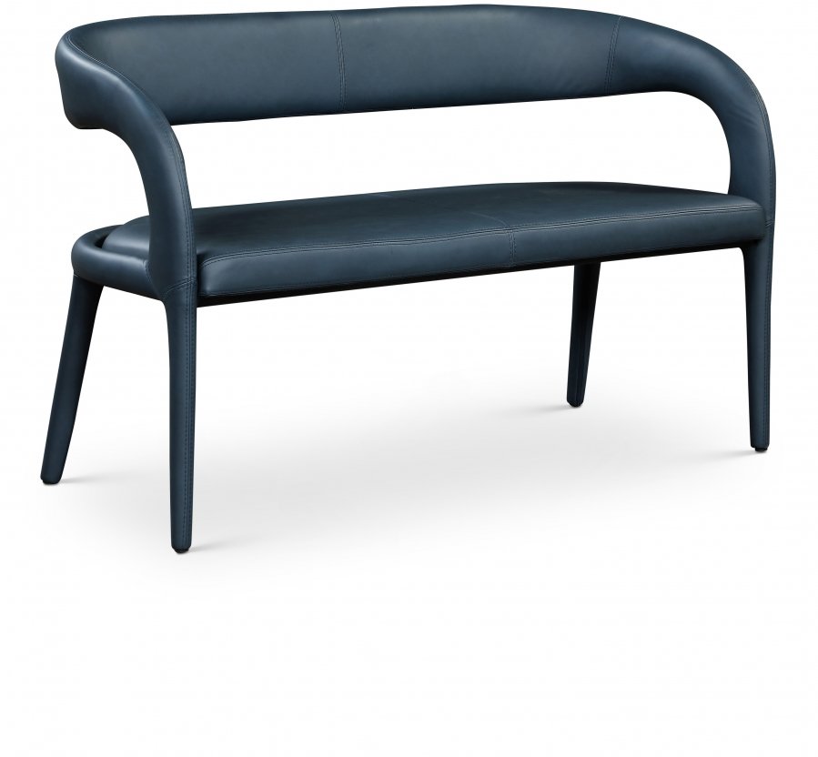 Sylvester Vegan Leather Upholstered Bench