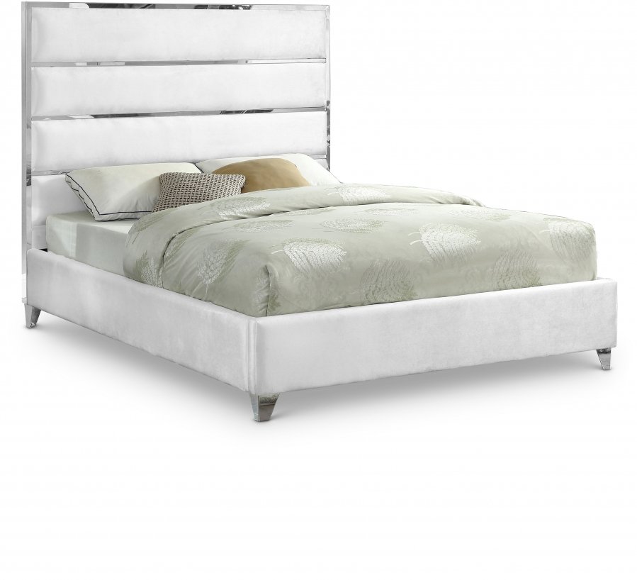 Zuma Velvet Upholstered Bed