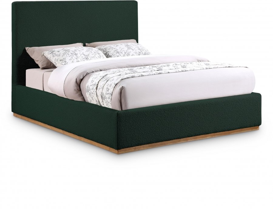 Monaco Boucle Fabric Upholstered Bed