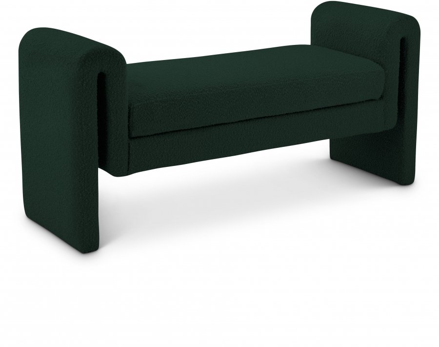 Stylus 51″ Boucle Fabric Upholstered Bench