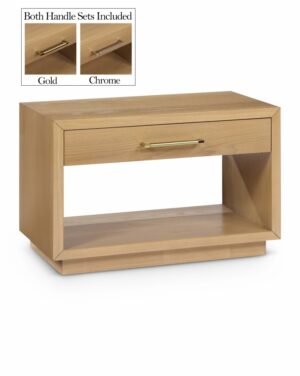 Avery Solid Wood And Ash Veneer Nightstand
