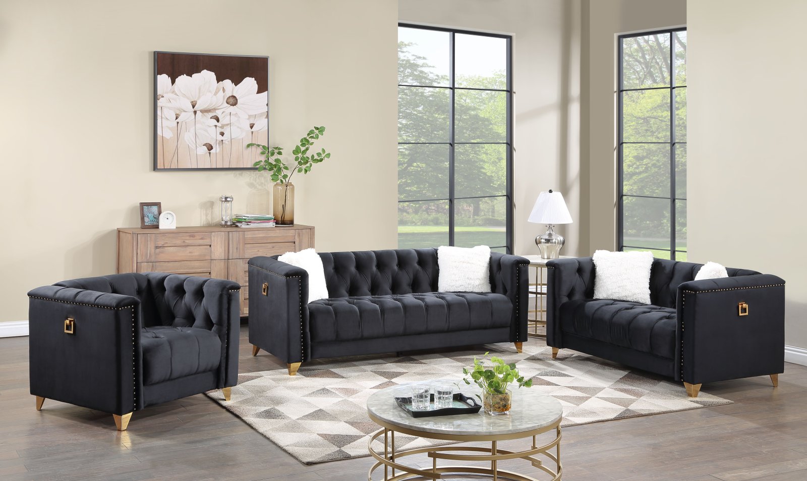 2 Piece Sofa and Loveseat – 2090