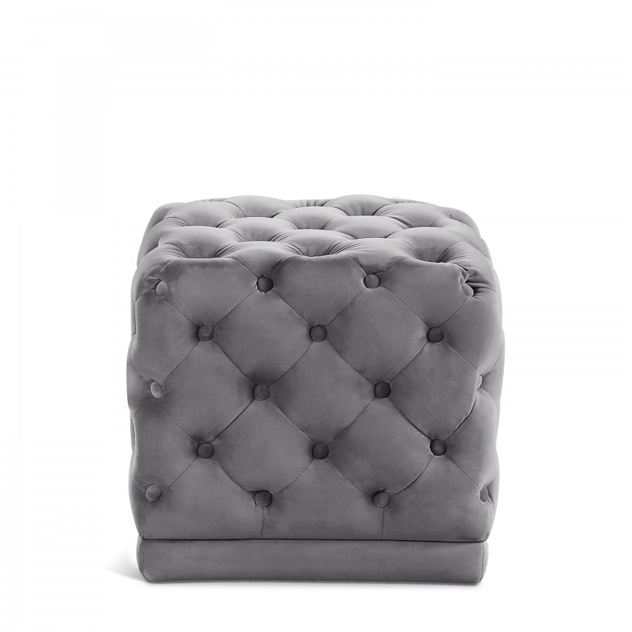 Stella Velvet Upholstered Stool