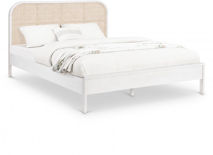 Siena Ash Wood And Natural Cane Bed