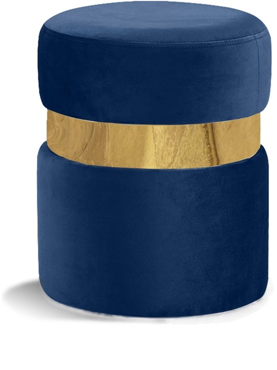 Hailey Velvet Upholstered Stool