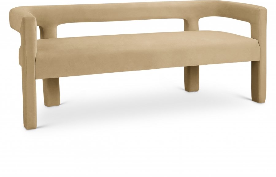 Athena Velvet Upholstered Bench