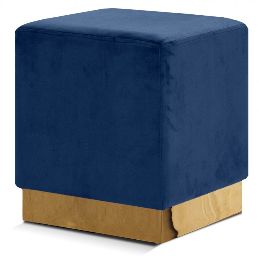 Jax Velvet Upholstered Stool