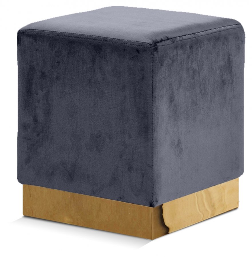 Jax Velvet Upholstered Stool
