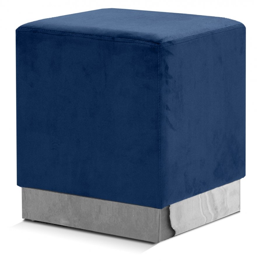 Jax Velvet Upholstered Stool
