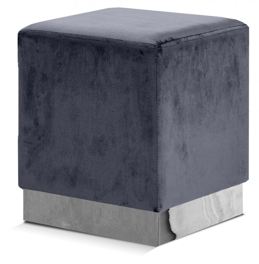 Jax Velvet Upholstered Stool