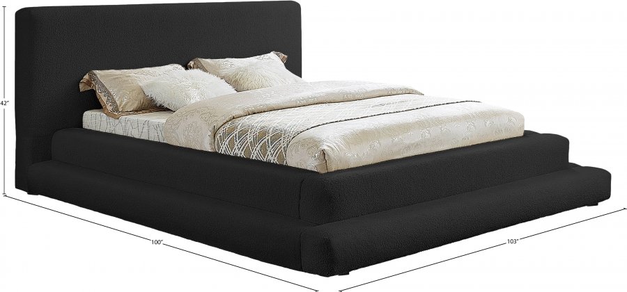 Dane Teddy Fabric Upholstered Bed - Image 8