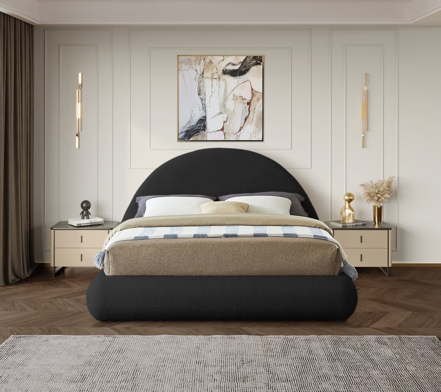 Rudy Teddy Fabric Upholstered Bed - Image 4