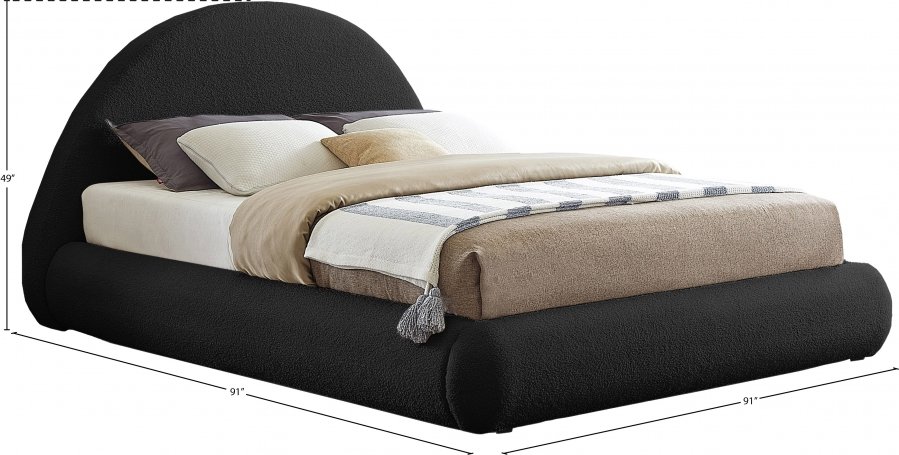 Rudy Teddy Fabric Upholstered Bed - Image 11