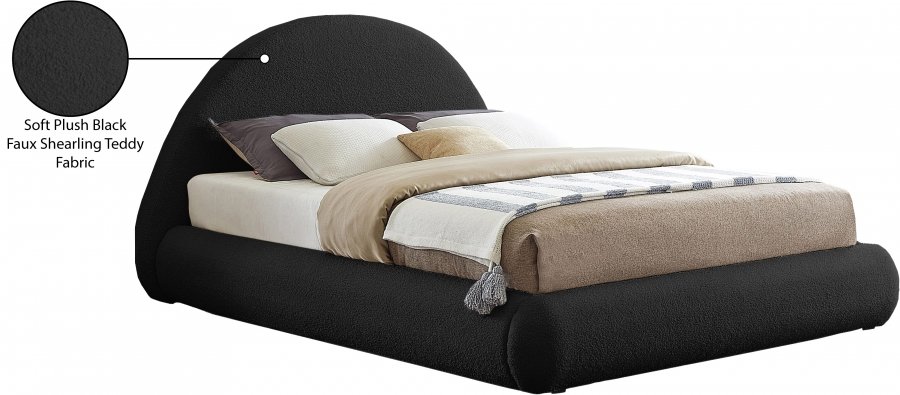 Rudy Teddy Fabric Upholstered Bed - Image 12