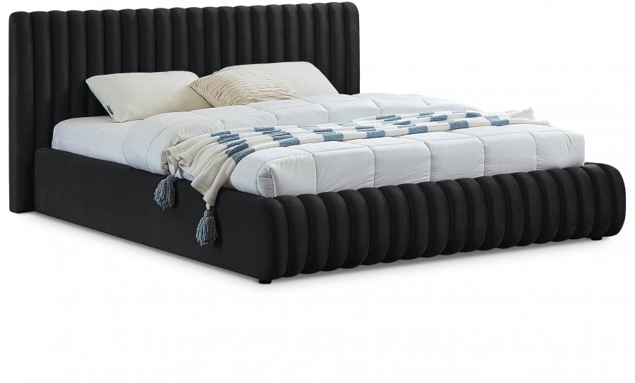 Nico Velvet Upholstered Bed