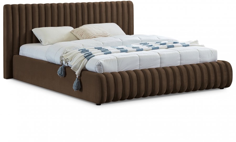 Nico Velvet Upholstered Bed
