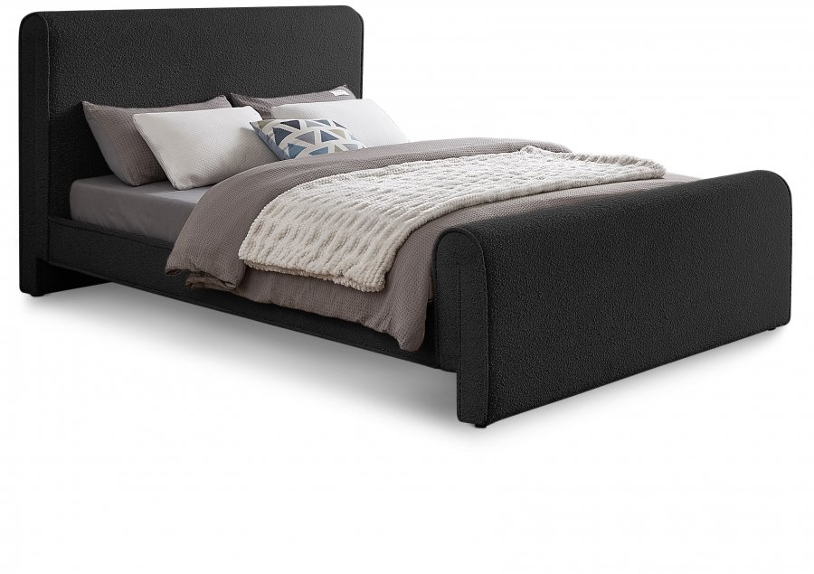 Stylus Boucle Fabric Upholstered Bed