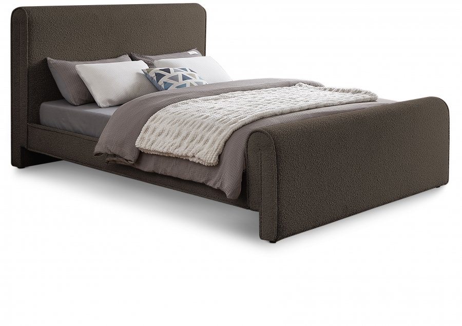 Stylus Boucle Fabric Upholstered Bed