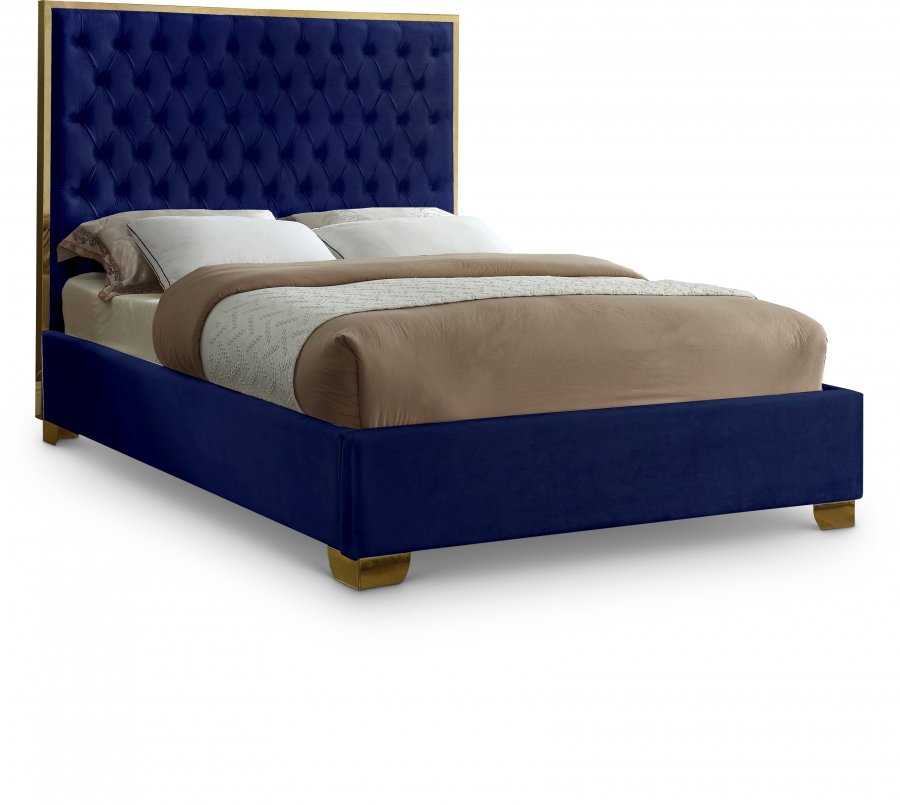 Lana Velvet Upholstered Bed
