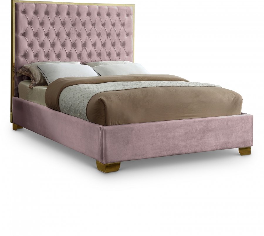 Lana Velvet Upholstered Bed