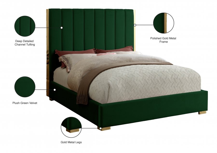 2675_00.jpg Becca Velvet Upholstered Bed - Image 4