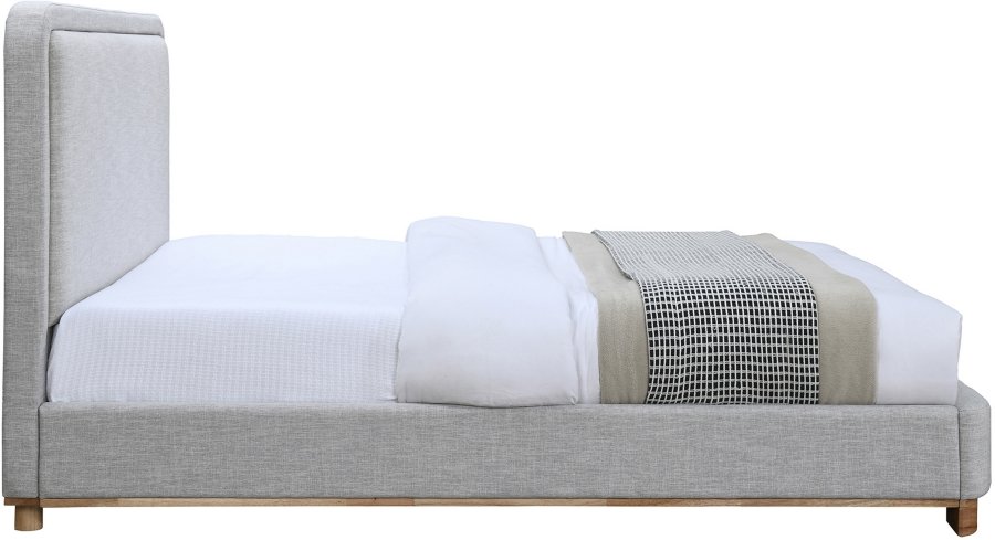 Nolita Linen Textured Fabric Upholstered Bed - Image 4