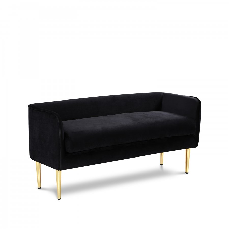 Audrey Velvet Upholstered Bench