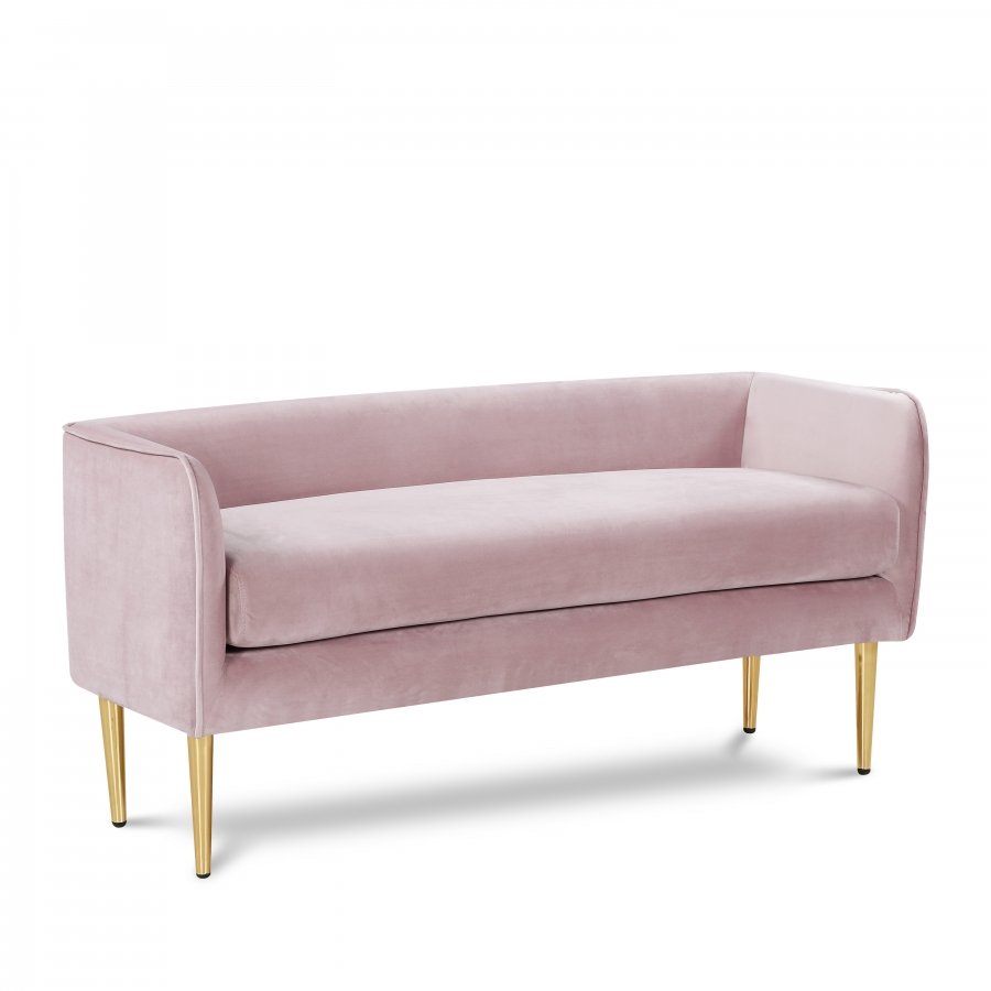 Audrey Velvet Upholstered Bench