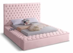 Bliss Velvet Upholstered Bed