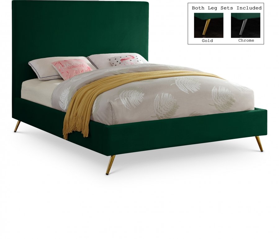 Jasmine Velvet Upholstered Bed