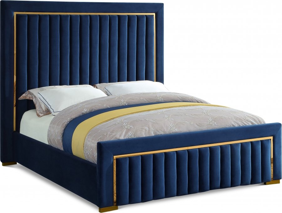 Dolce Velvet Upholstered Queen Bed