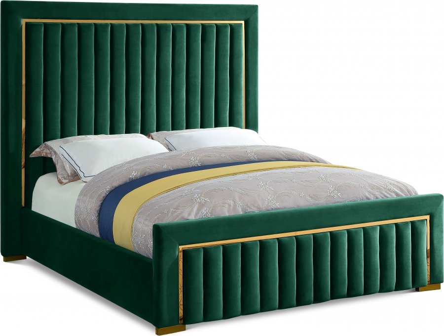 Dolce Velvet Upholstered Queen Bed